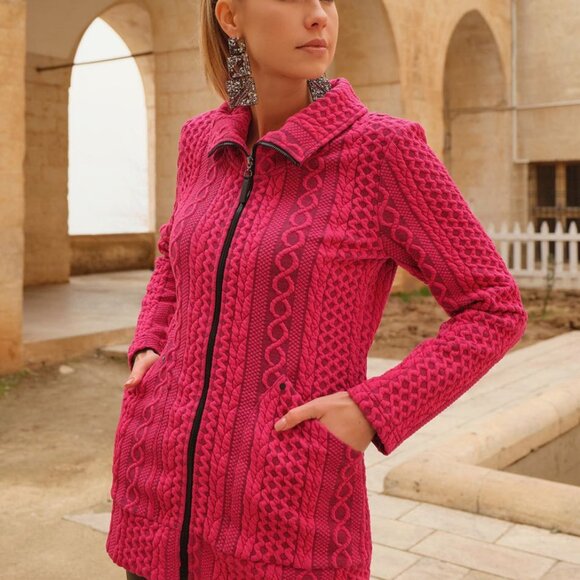 Long Zipper Cardi - Picture 2 of 3